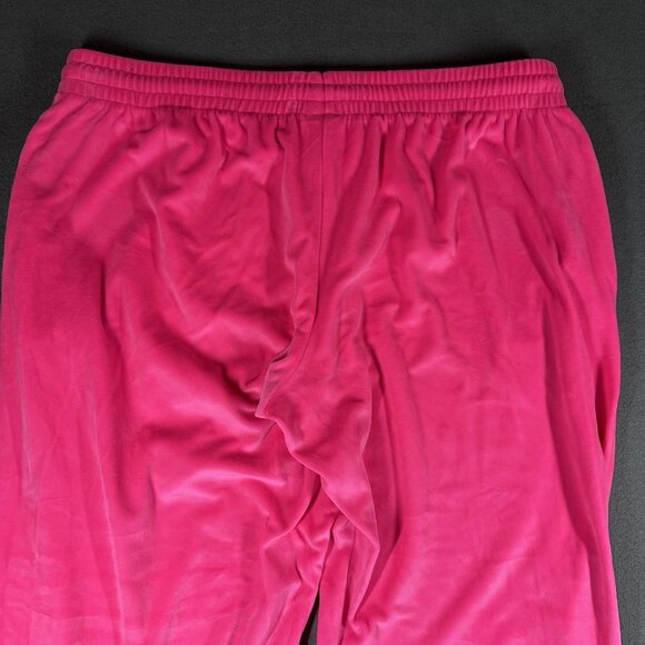 PINK Victoria's Secret Pants Womens XL Pink Velour Lounge Sweatpants Embroidered - Picture 10 of 10